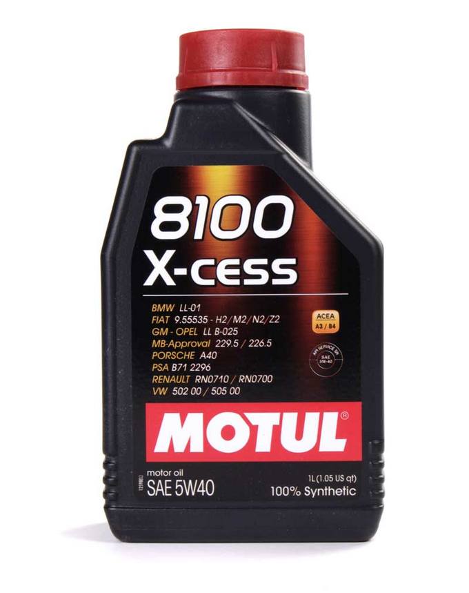 Audi BMW Engine Oil (5w40) (1 Liter) (X-Cess 8100) (Gen2) - Motul 102784